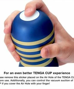 Tenga Premium Disposable Vacuum Cup Blue Male Masturbators & Strokers
