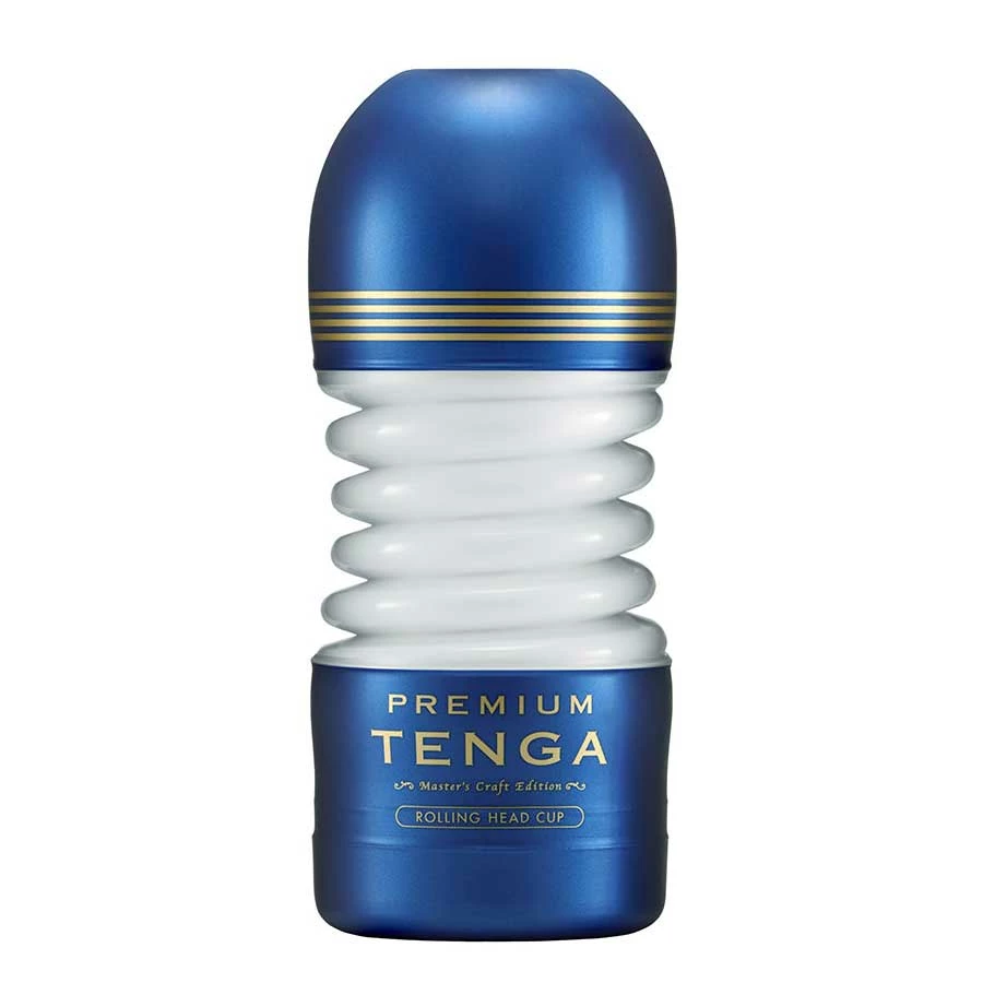 Tenga Premium Rolling Head Disposable Vacuum Cup Blue Male Masturbators & Strokers 3 Tenga Premium Rolling Head Disposable Vacuum Cup Blue Male Masturbators & Strokers