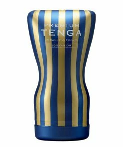 Tenga Premium Soft Disposable Tube Vacuum Blue Male Masturbators & Strokers