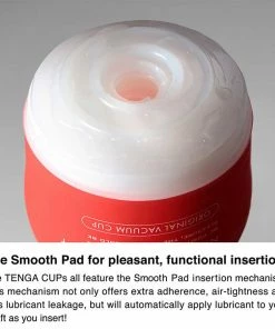 Tenga Rolling Head Disposable Vacuum Cup Red Male Masturbators & Strokers