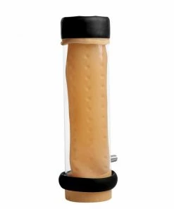 SexFlesh Textured Penis Milker Cylinder Sleeve By LoveBotz (For Automatic Penis Milking Machine)