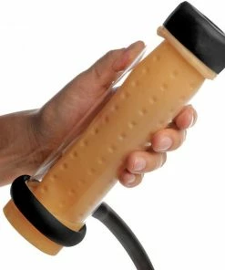 SexFlesh Textured Penis Milker Cylinder Sleeve By LoveBotz (For Automatic Penis Milking Machine)