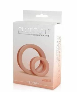 Cock Rings The C-Rings Platinum Premium Silicone Tan Cock Ring Set By Doc Johnson