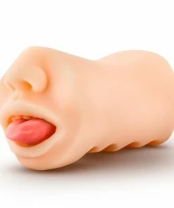 The Deep Throat Real Mouth Male Masturbator Sleeve By Healthy Vibes Male Masturbators & Strokers