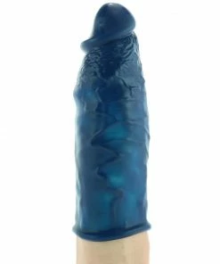 NassToys The Great Extender 6 Inch Blue Silicone Penis Sleeve For Men