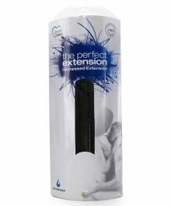 Sheaths & Sleeves The Perfect 8 Inch Realistic Black Hollow Strap On Sleeve For Men By Dr. Love