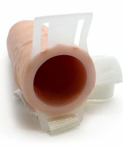 Dr. Love The Perfect Hollow Strap On Penis Extension 8 Inch Realistic Tan Cock Sheath