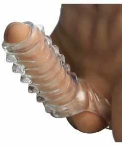 The Rock Tumbler Ball Tugging Stroker And Penis Sleeve By XR Brands Sheaths & Sleeves