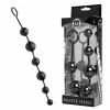 Master Series The Serpent 6 Anal Silicone Beads Black