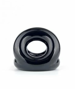 Lynk Pleasure Products The Trio Cock Ring & Ball Stretcher Black By Lynk Pleasure