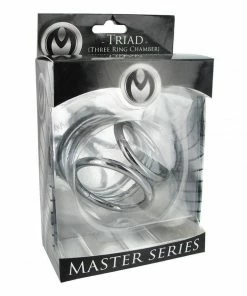 Master Series Cock Rings The Triple Cock Ring | Metal Three Ring Triad Cock And Ball Device For Men