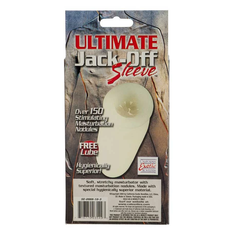The Ultimate Jack Off Sleeve By Cal Exotics Male Masturbators & Strokers 8 The Ultimate Jack Off Sleeve By Cal Exotics Male Masturbators & Strokers