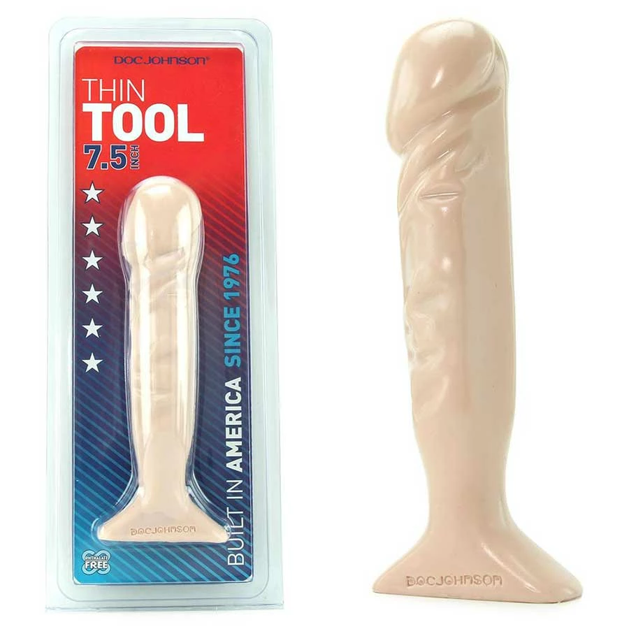 Anal Sex Toys Thin Tool 7.5 Inch White Anal Dildo By Doc Johnson 3 Anal Sex Toys Thin Tool 7.5 Inch White Anal Dildo By Doc Johnson