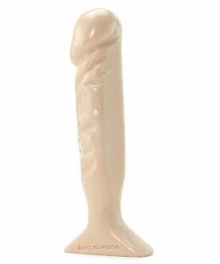 Anal Sex Toys Thin Tool 7.5 Inch White Anal Dildo By Doc Johnson