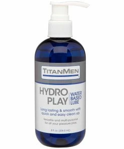 Water Based Lube TitanMen Hydro Play Water Based Glide Lubricant For Men