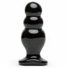 TitanMen Master Tool No. 4 Triple Bump Butt Plug For Men Black Anal Sex Toys