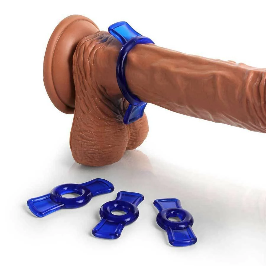 TitanMen Tools Soft And Stretch Cock Ring Set 4 Pack For Men 4 TitanMen Tools Soft And Stretch Cock Ring Set 4 Pack For Men