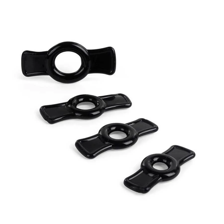 TitanMen Tools Soft And Stretch Cock Ring Set 4 Pack For Men 7 TitanMen Tools Soft And Stretch Cock Ring Set 4 Pack For Men