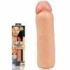 Topco Tommy Gunn Penis Extension Sleeve Tan CyberSkin Cock Sheath 8.5 Inch