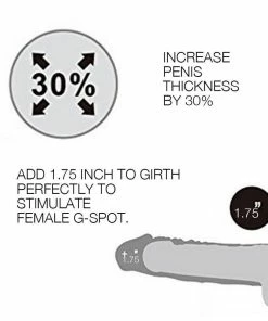 Topco Tommy Gunn Penis Extension Sleeve Tan CyberSkin Cock Sheath 8.5 Inch 18 Topco Tommy Gunn Penis Extension Sleeve Tan CyberSkin Cock Sheath 8.5 Inch