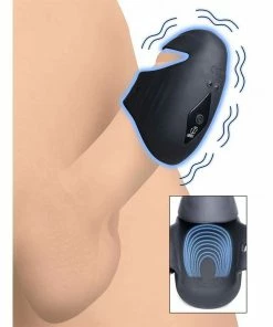 Trinity Vibes 8X Vibrating Silicone Rechargeable Penis Tip Vibrator Male Vibrators