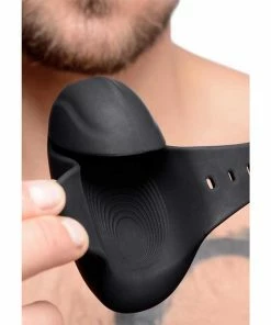 Trinity Vibes 8X Vibrating Silicone Rechargeable Penis Tip Vibrator Male Vibrators