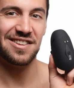 Trinity Vibes 8X Vibrating Silicone Rechargeable Penis Tip Vibrator Male Vibrators