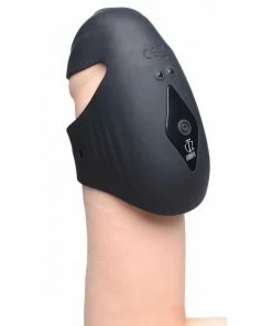 Trinity Vibes 8X Vibrating Silicone Rechargeable Penis Tip Vibrator Male Vibrators