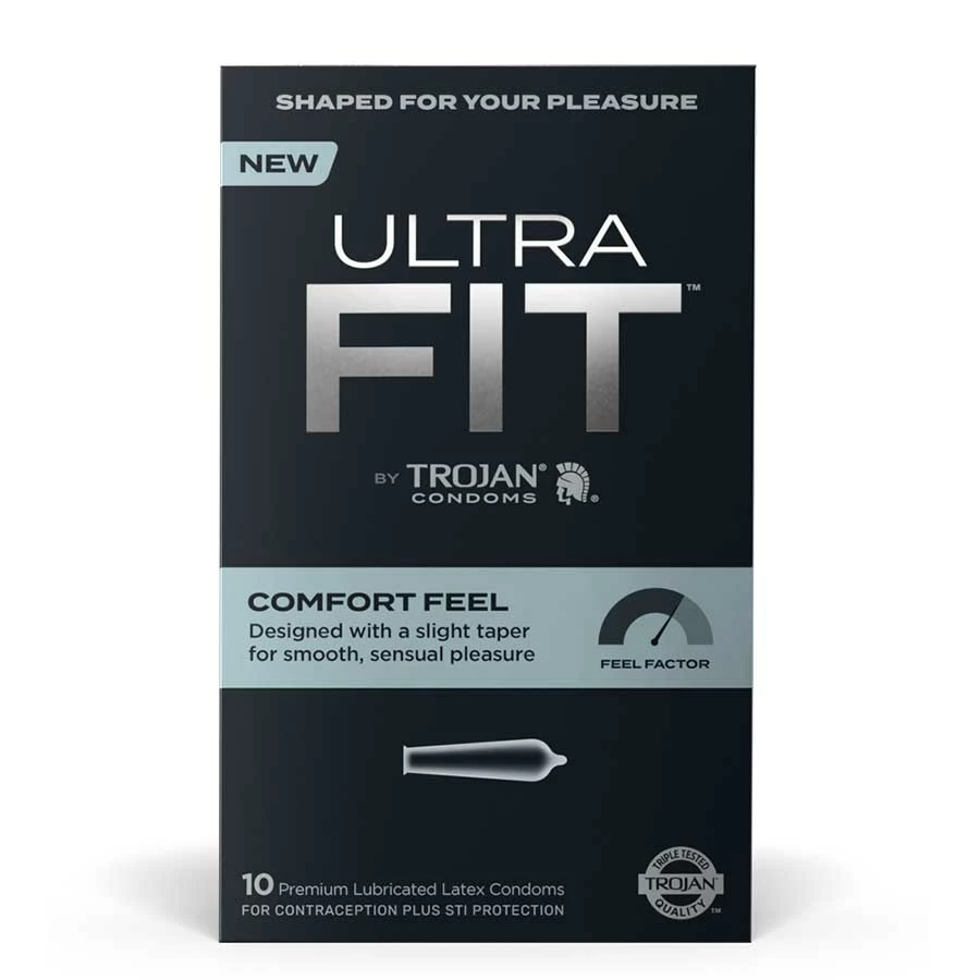 Trojan Ultrafit Comfort Feel Latex Condoms 10 Pack Prolonging Condoms 3 Trojan Ultrafit Comfort Feel Latex Condoms 10 Pack Prolonging Condoms