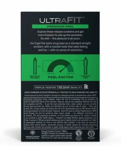 Trojan Ultrafit Freedom Feel Latex Condoms 10 Pack Prolonging Condoms 13 Trojan Ultrafit Freedom Feel Latex Condoms 10 Pack Prolonging Condoms
