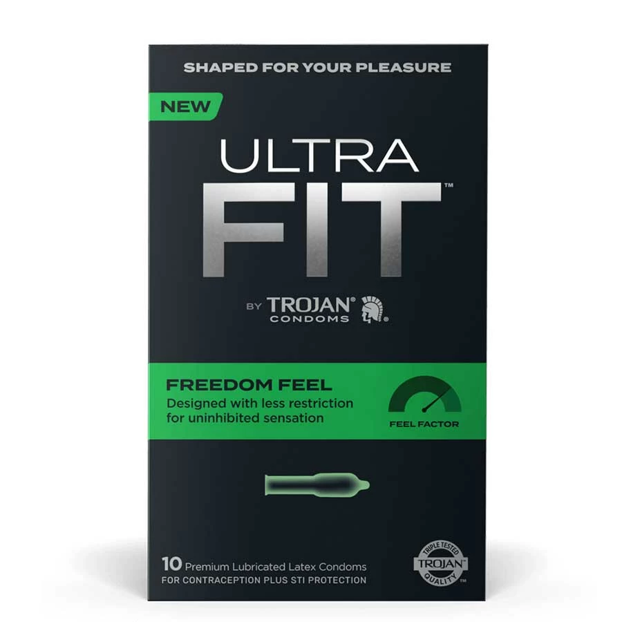 Trojan Ultrafit Freedom Feel Latex Condoms 10 Pack Prolonging Condoms 3 Trojan Ultrafit Freedom Feel Latex Condoms 10 Pack Prolonging Condoms
