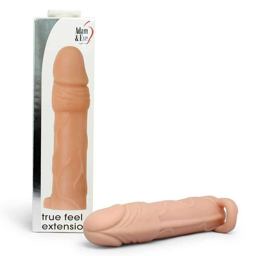 Sheaths & Sleeves True Feel Penis Extension Sleeve 6.25 Inch Cock Sheath By Adam & Eve 3 Sheaths & Sleeves True Feel Penis Extension Sleeve 6.25 Inch Cock Sheath By Adam & Eve