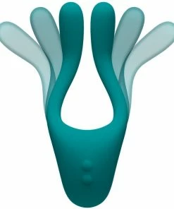 Doc Johnson Tryst V2 Bendable Silicone Massage Ring With Remote Control Cock Rings