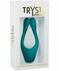 Doc Johnson Tryst V2 Bendable Silicone Massage Ring With Remote Control Cock Rings