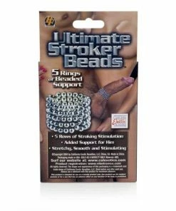 Cal Exotics Ultimate Male Stroker Beads Cock Ring Stroker Combo Male Masturbators & Strokers