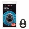 The Enhanced Male Ultra Soft Tear Drop Silicone Dual Cock & Ball Ring By Cal Exotics Cock Rings