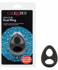 The Enhanced Male Ultra Soft Tear Drop Silicone Dual Cock & Ball Ring By Cal Exotics Cock Rings