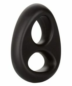 The Enhanced Male Ultra Soft Tear Drop Silicone Dual Cock & Ball Ring By Cal Exotics Cock Rings