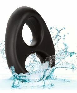 The Enhanced Male Ultra Soft Tear Drop Silicone Dual Cock & Ball Ring By Cal Exotics Cock Rings