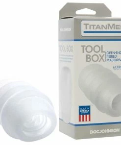 UR3 UltraSkyn Tool Box Frosted Male Masturbator By TitanMen Tools