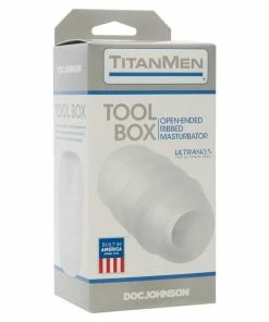UR3 UltraSkyn Tool Box Frosted Male Masturbator By TitanMen Tools