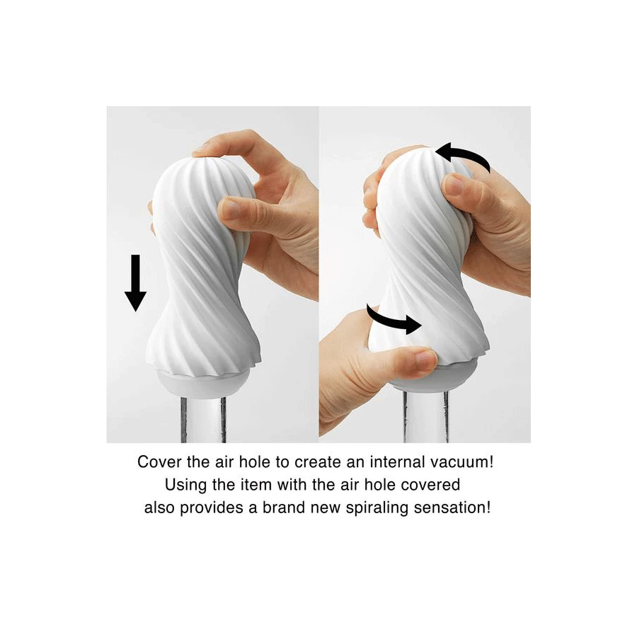 Tenga Flex | Spinning And Flexible Stroker Black/White Male Masturbators & Strokers 12 Tenga Flex | Spinning And Flexible Stroker Black/White Male Masturbators & Strokers