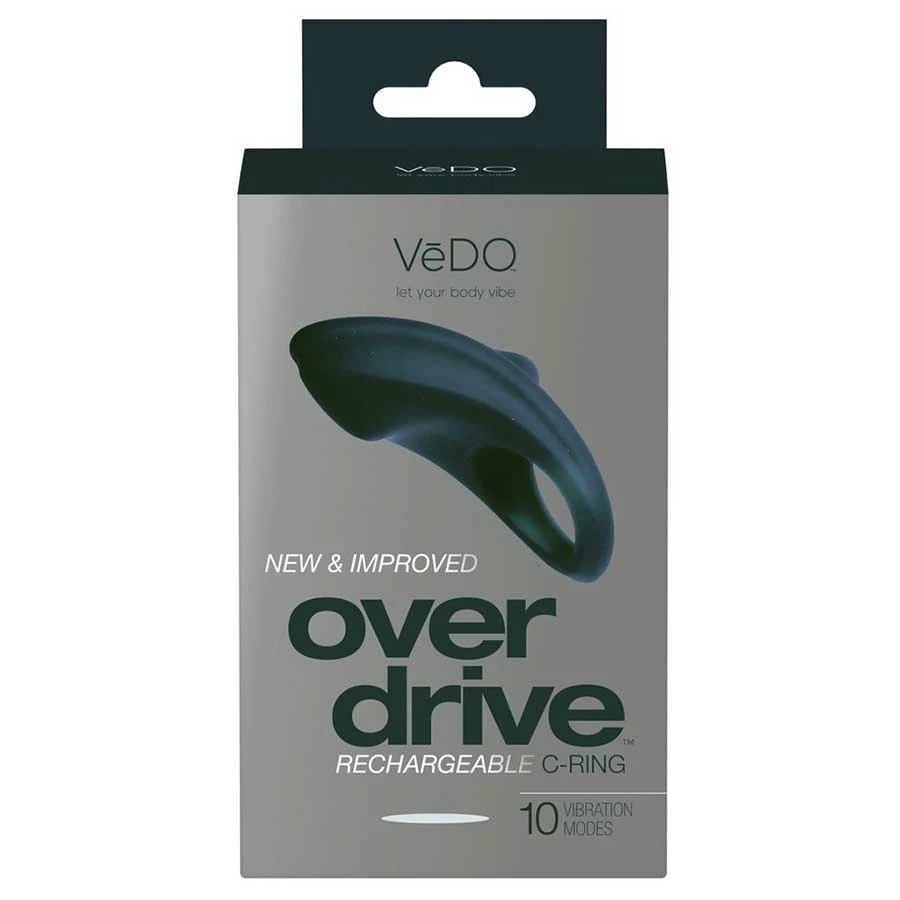 VeDo Overdrive Rechargeable 10 Speed Silicone C-Ring For Men Cock Rings 14 VeDo Overdrive Rechargeable 10 Speed Silicone C-Ring For Men Cock Rings