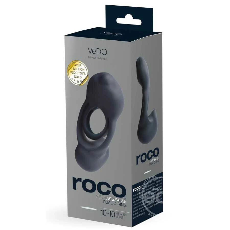 VeDo Roco Rechargeable Dual Vibrating Silicone C-Ring 11 VeDo Roco Rechargeable Dual Vibrating Silicone C-Ring