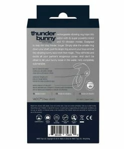 VeDO Thunder 10 Speed Rechargeable Silicone Dual Rabbit C-Ring