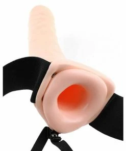 Fetish Fantasy Sheaths & Sleeves Vibrating Penis Extension Sleeve 8 Inch Hollow Tan Strap On Sheath 10 Fetish Fantasy Sheaths & Sleeves Vibrating Penis Extension Sleeve 8 Inch Hollow Tan Strap On Sheath