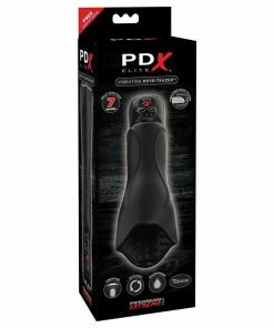 Pipedream Products Male Masturbators & Strokers Vibrating Roto Teazer Silicone Male Masturbator And Cock Vibrator By Pipedream