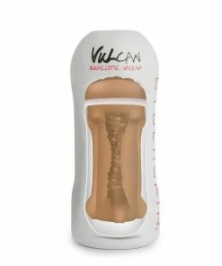 Vulcan Male Masturbator Cup Realistic Mocha Cyberskin Vagina Stroker 9 Vulcan Male Masturbator Cup Realistic Mocha Cyberskin Vagina Stroker