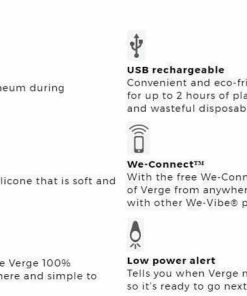 We Vibe We-Vibe Verge Bluetooth Vibrating Cock Ring For Men