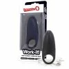 Screaming O Cock Rings Work It! Penis Ring Silicone Vibrating Black Couples Cock Ring Sex Toy